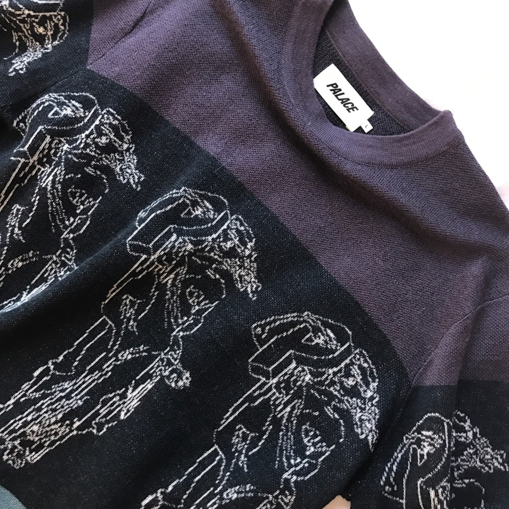 PALACE skate statue knit sweater - Picture 4 of 4